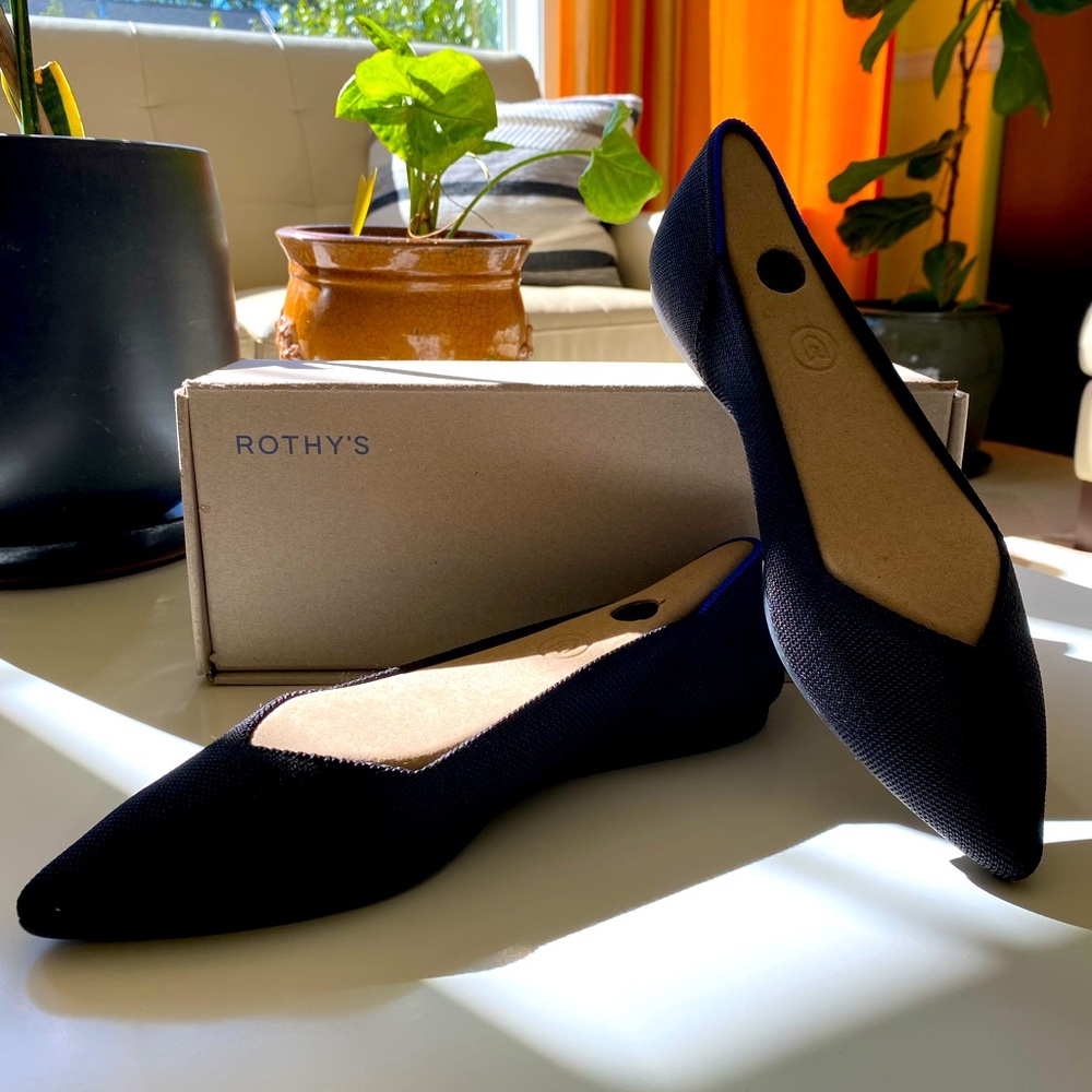 Rothy’s Black Flats